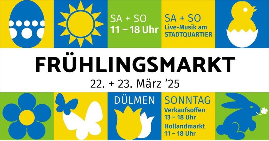 Frühlingsmarkt in Dülmen